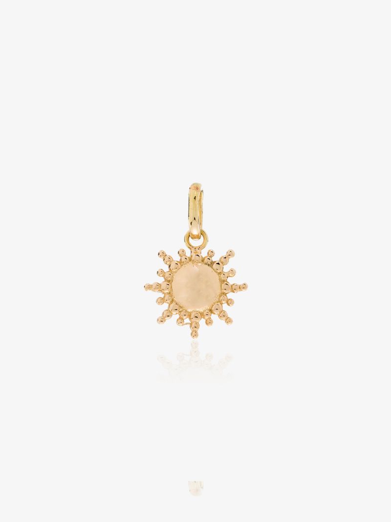18kt Yellow Gold Sun-motif Charm