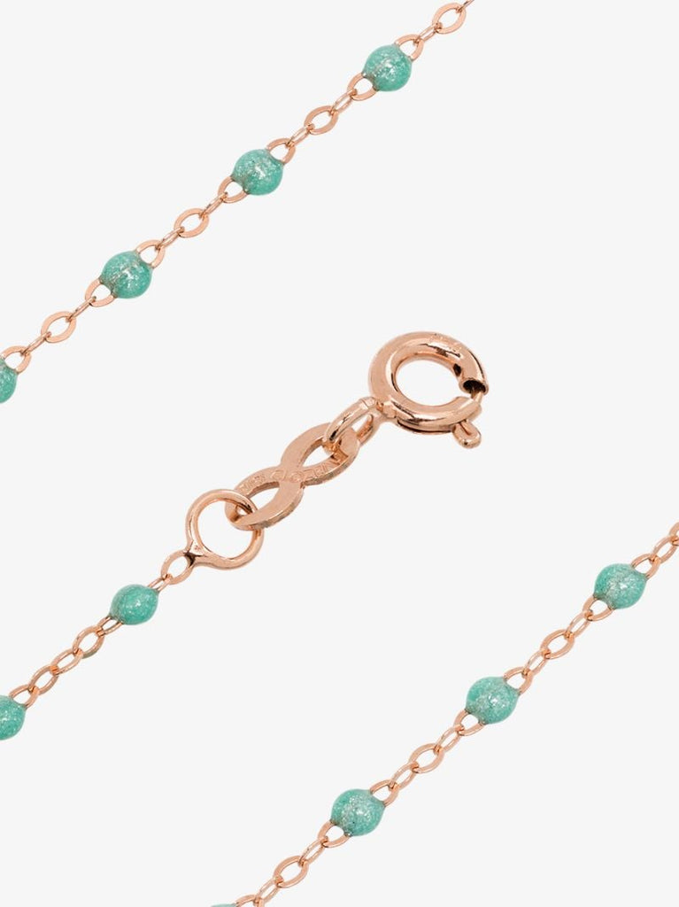 18k Rose Gold 42 Cm Beaded Necklace