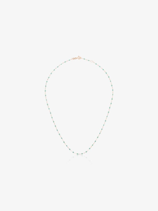 18k Rose Gold 42 Cm Beaded Necklace