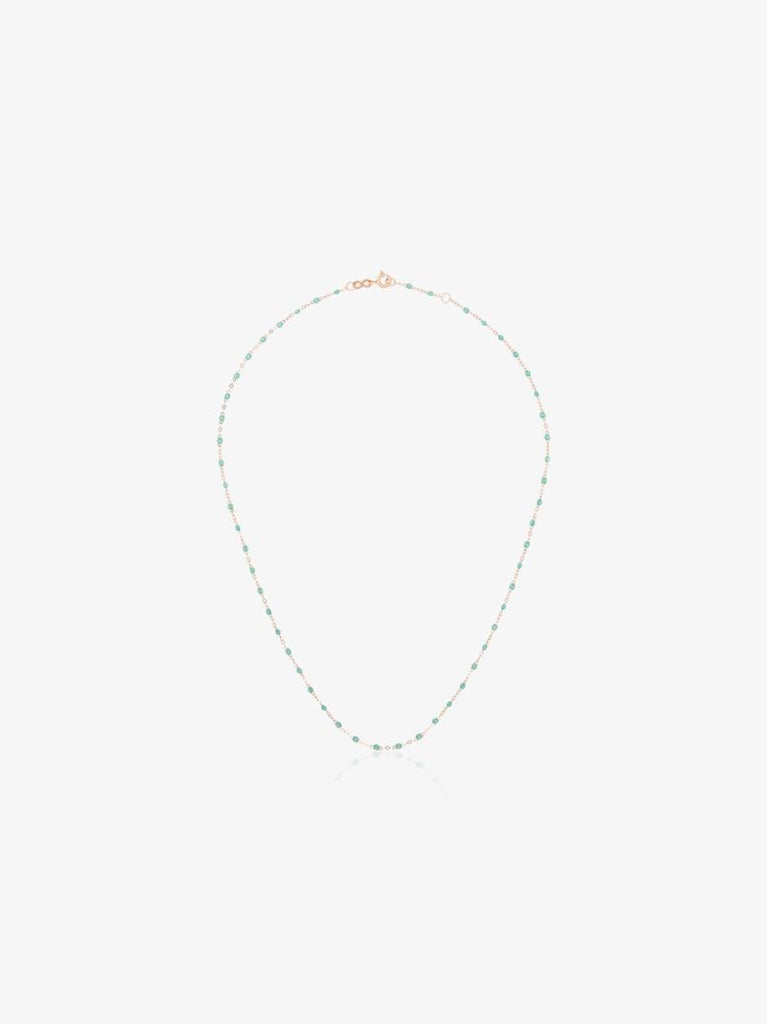 18k Rose Gold 42 Cm Beaded Necklace