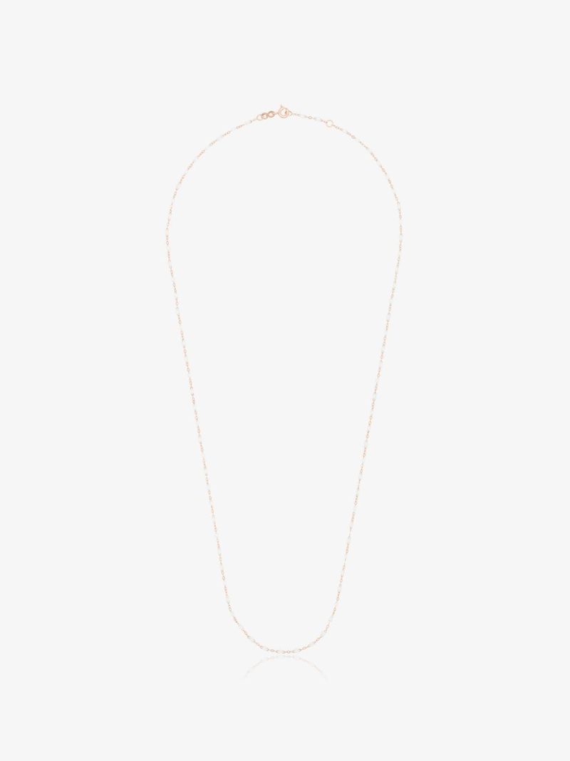 18k Yellow Gold Beaded Necklace