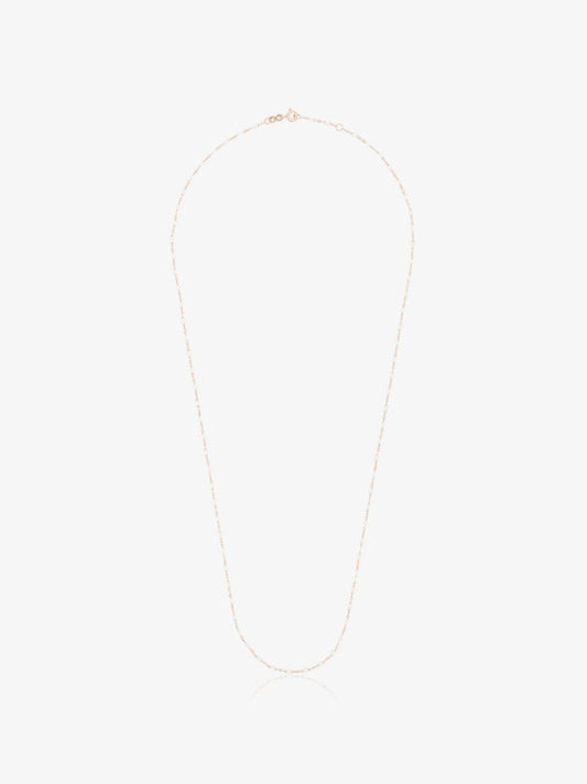 18k Yellow Gold Beaded Necklace
