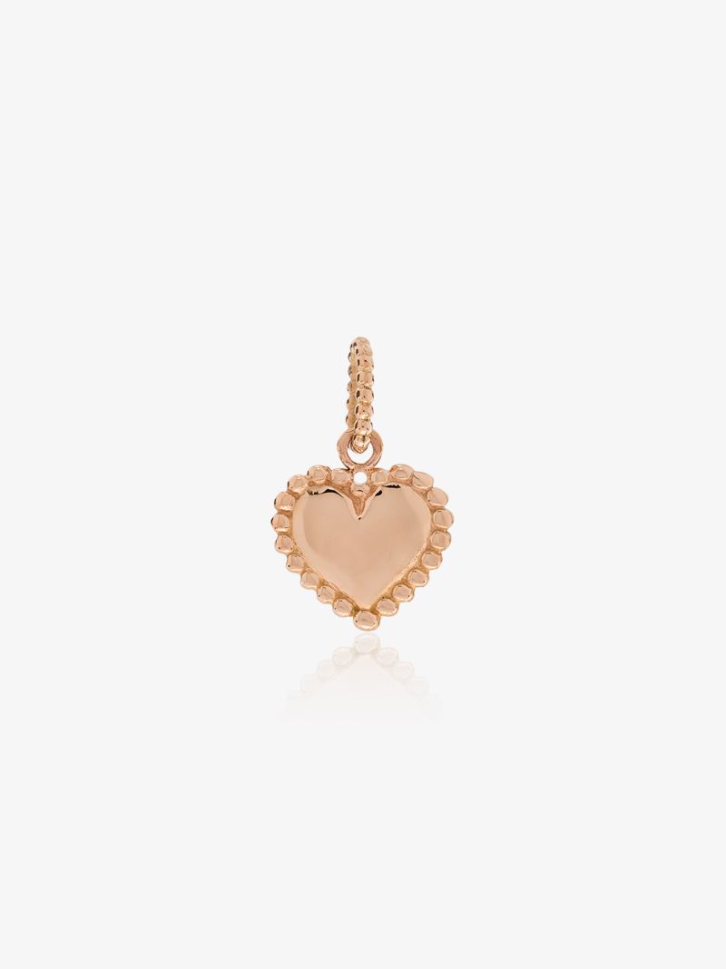 18kt Rose Gold Lucky Heart Charm