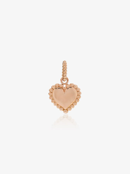 18kt Rose Gold Lucky Heart Charm