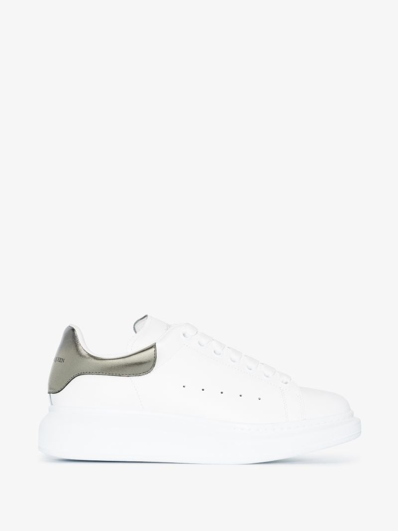 White and Silver Oversized Sneakers