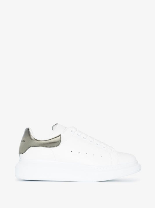 White and Silver Oversized Sneakers