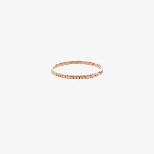 14k Rose Gold Chevron Bracelet