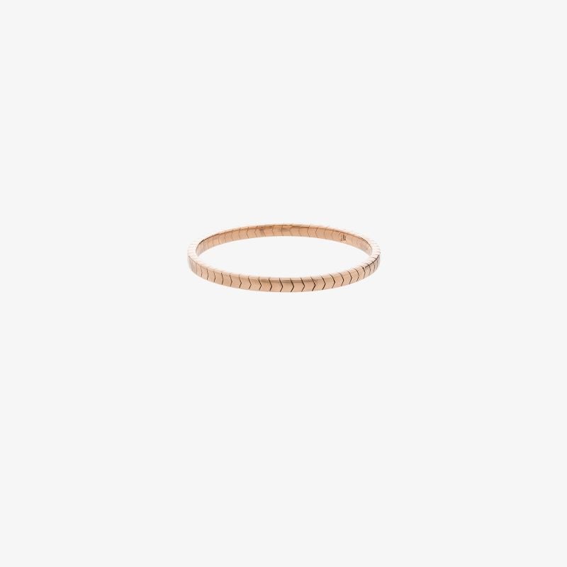 14k Rose Gold Chevron Bracelet