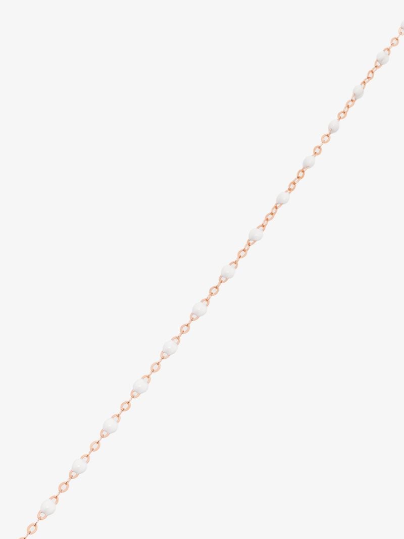 18k Rose Gold 23 Cm Beaded Anklet
