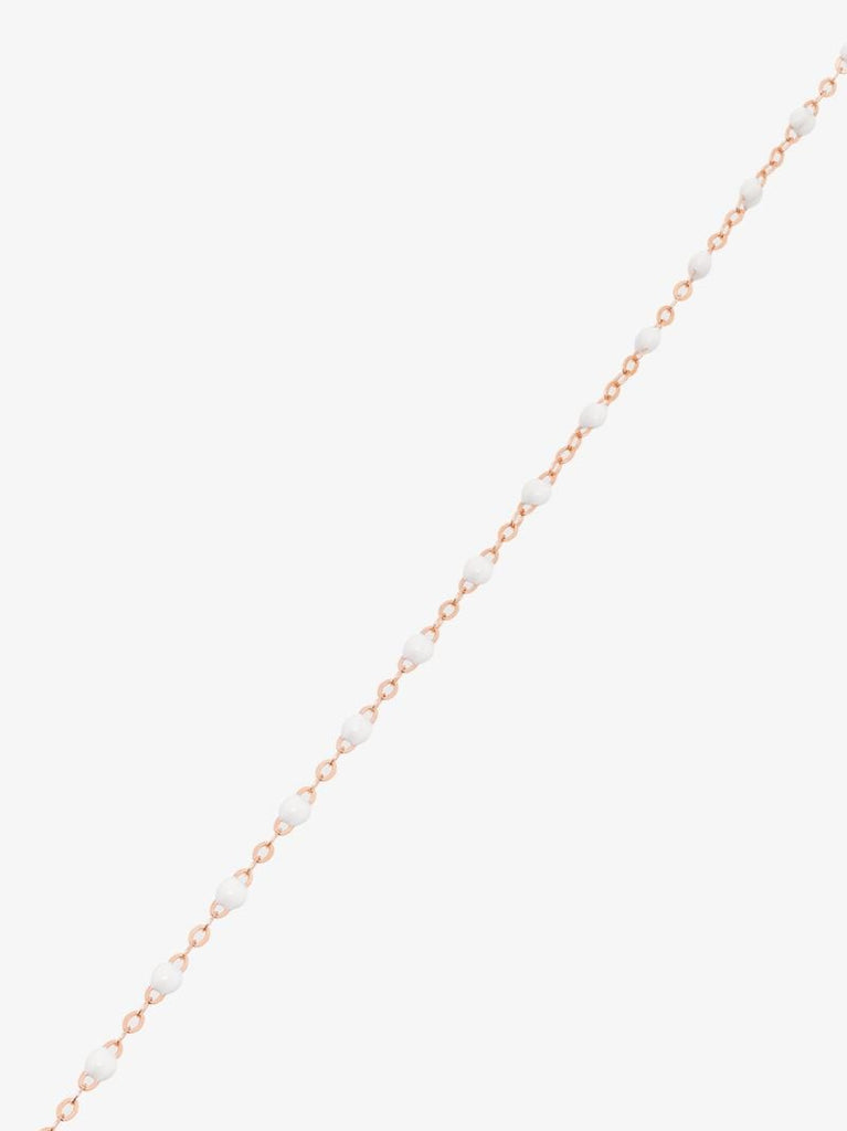 18k Rose Gold 23 Cm Beaded Anklet