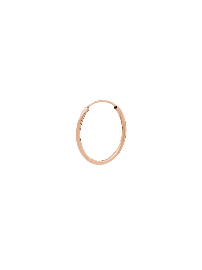 14k Rose Gold Hoop Earring