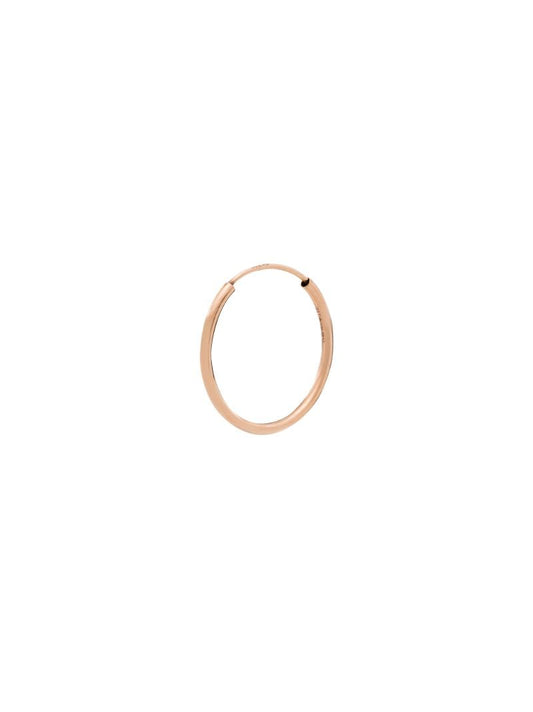 14k Rose Gold Hoop Earring
