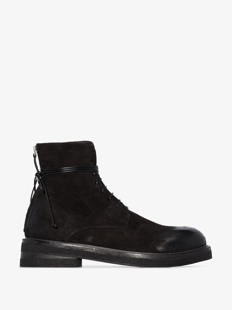 Black Parrucca Lace-up Boots