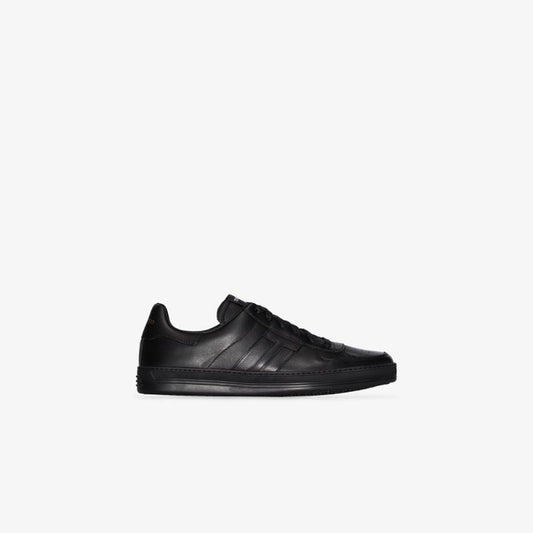 Black Radcliffe Leather Sneakers