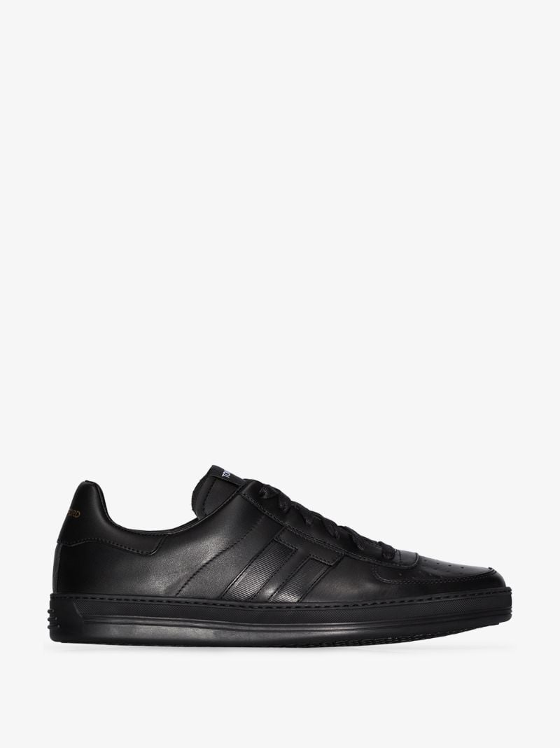 Black Radcliffe Leather Sneakers
