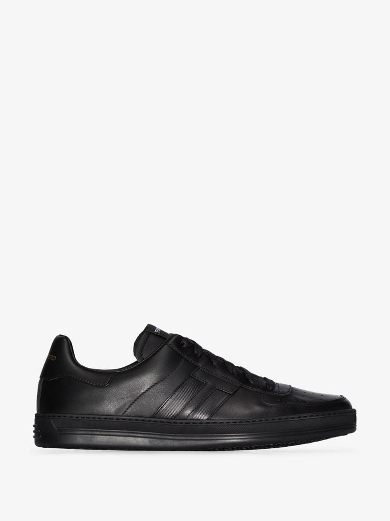Black Radcliffe Leather Sneakers