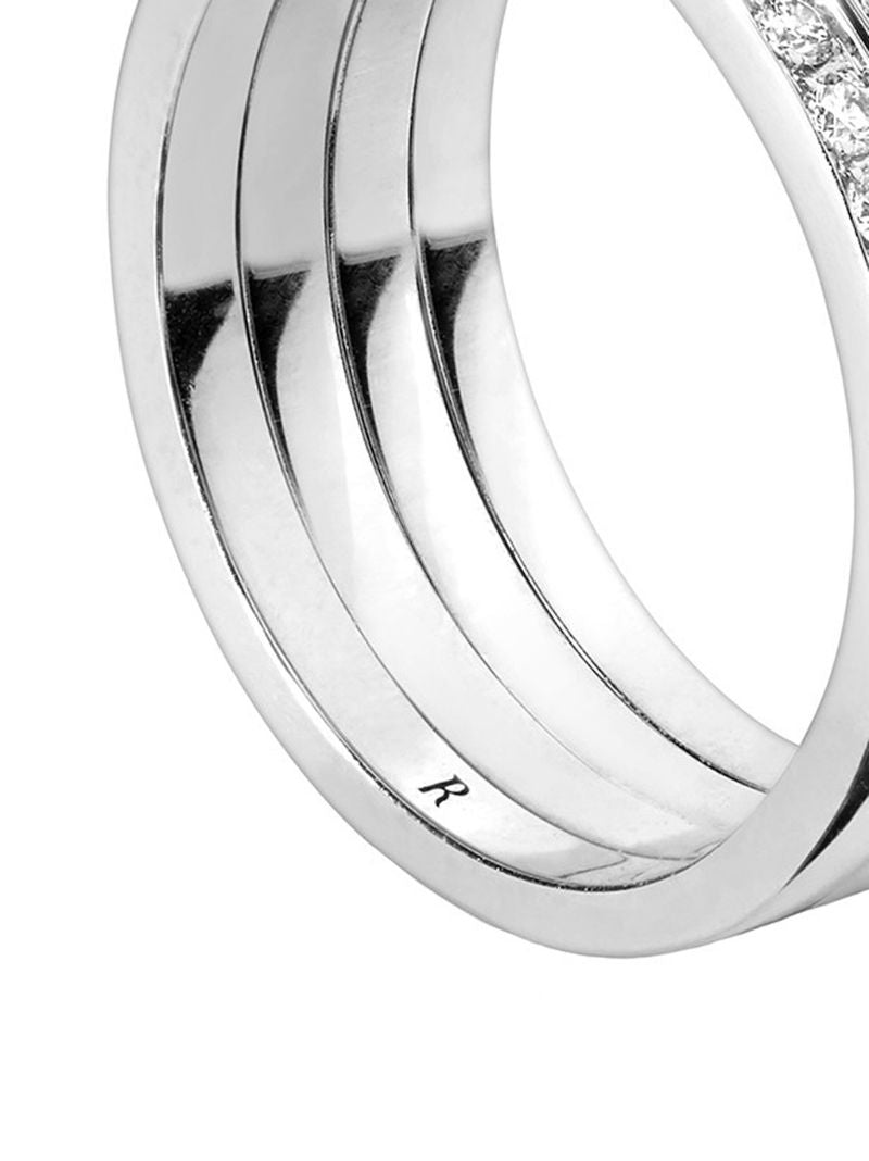 18k White Gold Antifer Diamond Ring