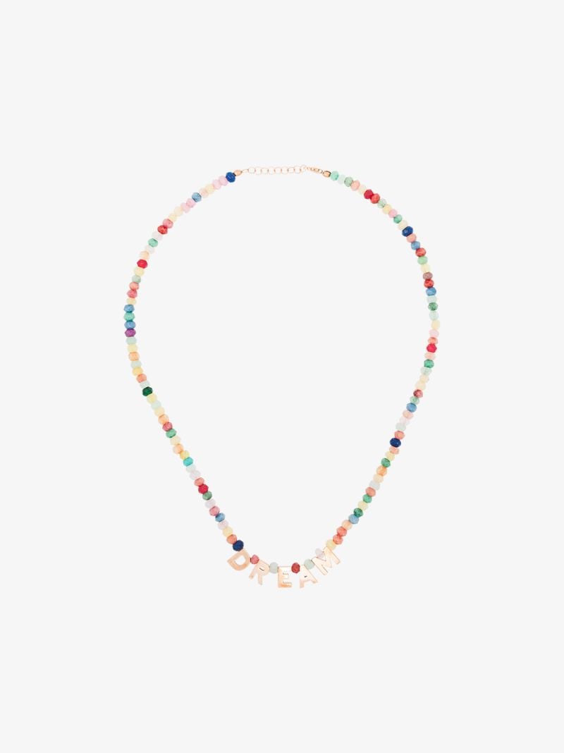 14k Rose Gold Dream Jade Necklace