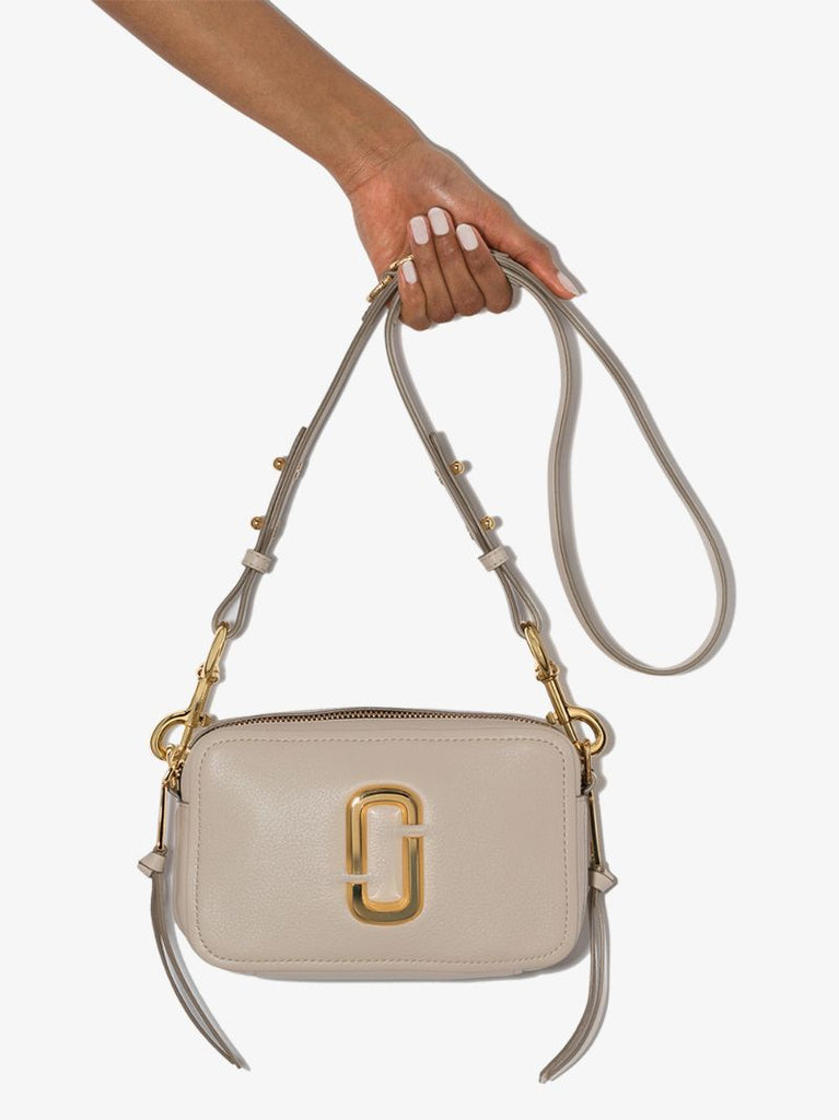 Cream Softshot 21 Leather Cross Body Bag