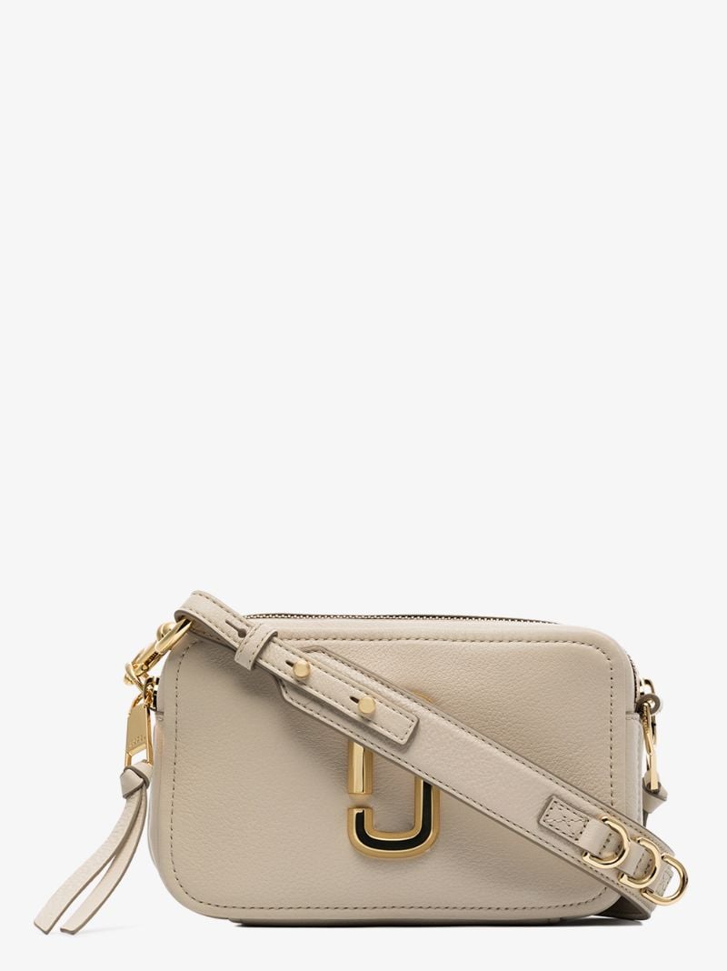 Cream Softshot 21 Leather Cross Body Bag