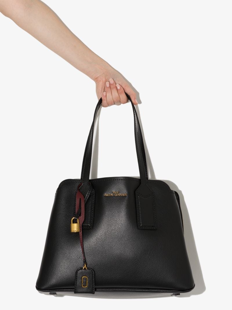 Black Editor 38 Leather Shoulder Bag