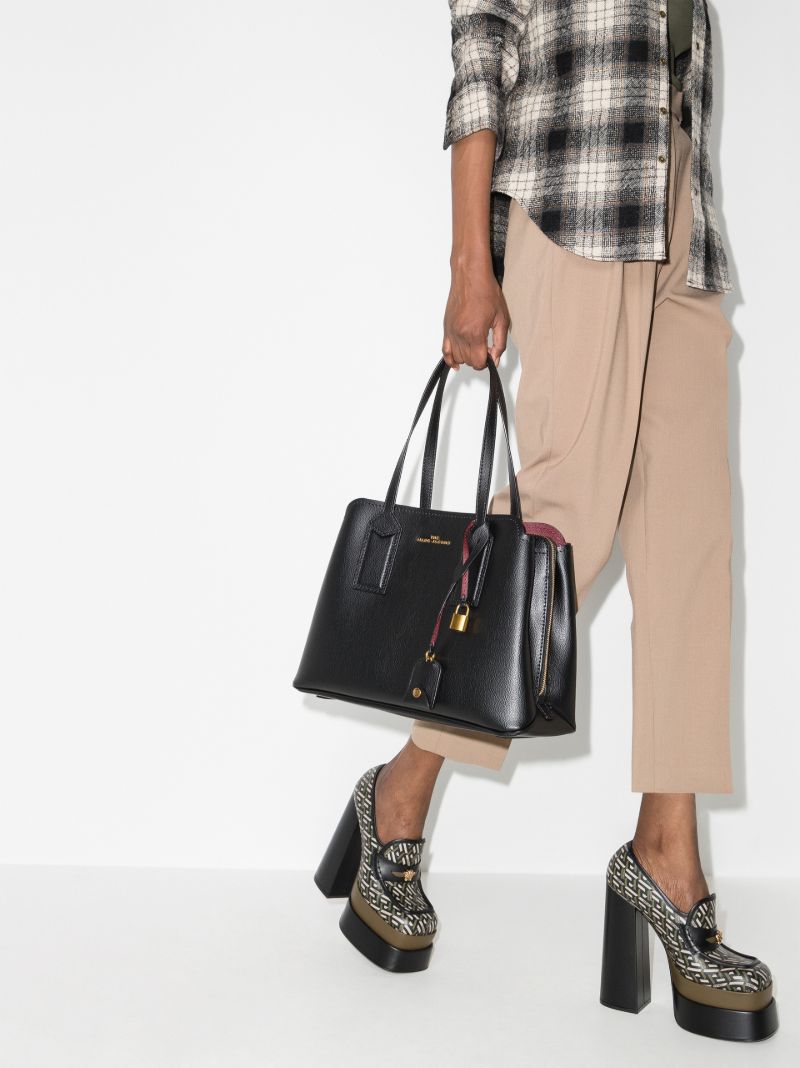 Black Editor 38 Leather Shoulder Bag