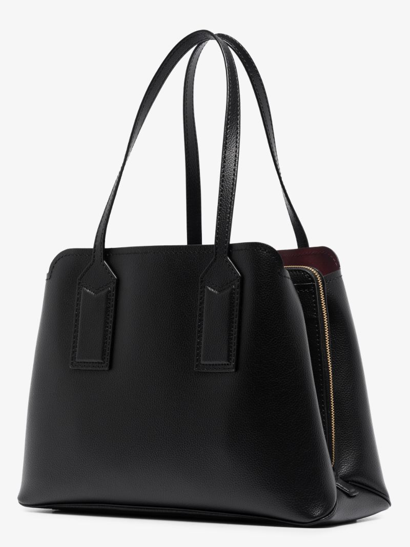 Black Editor 38 Leather Shoulder Bag