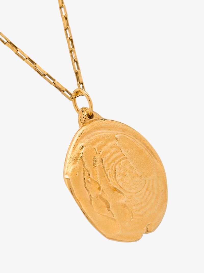Gold-plated the Nebulous Whirlpool Necklace