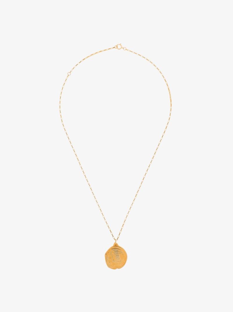 Gold-plated the Nebulous Whirlpool Necklace