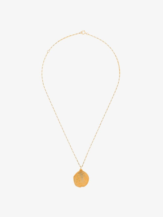 Gold-plated the Nebulous Whirlpool Necklace