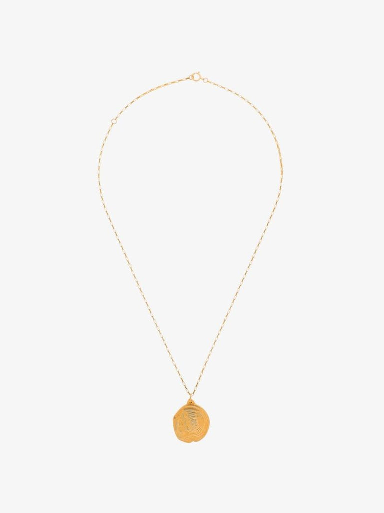 Gold-plated the Nebulous Whirlpool Necklace