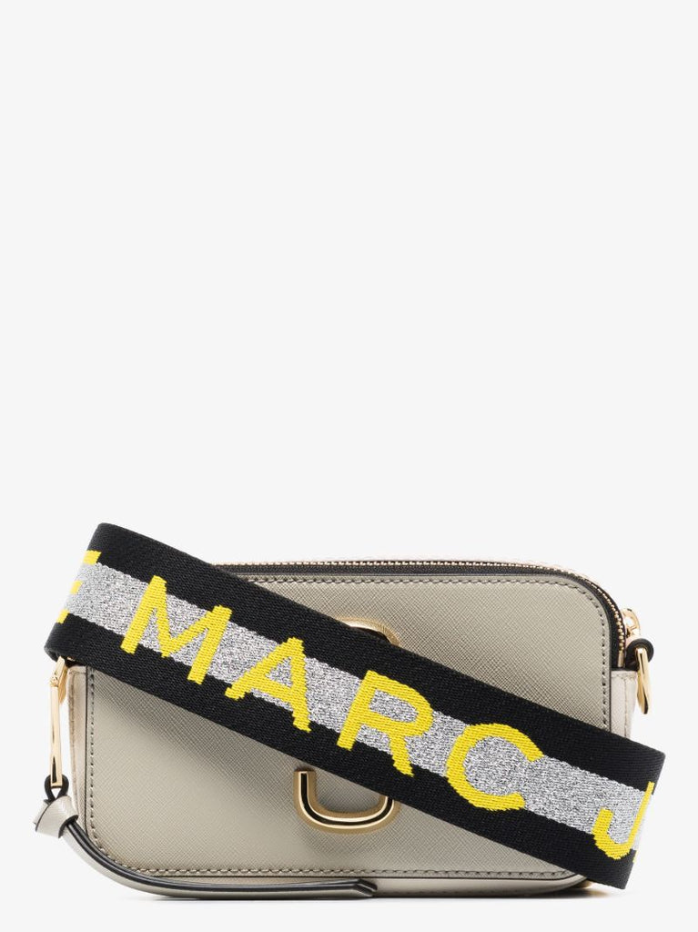 Neutral Snapshot Leather Cross Body Bag