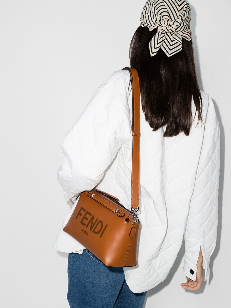 Brown By the Way Leather Cross Body Bag