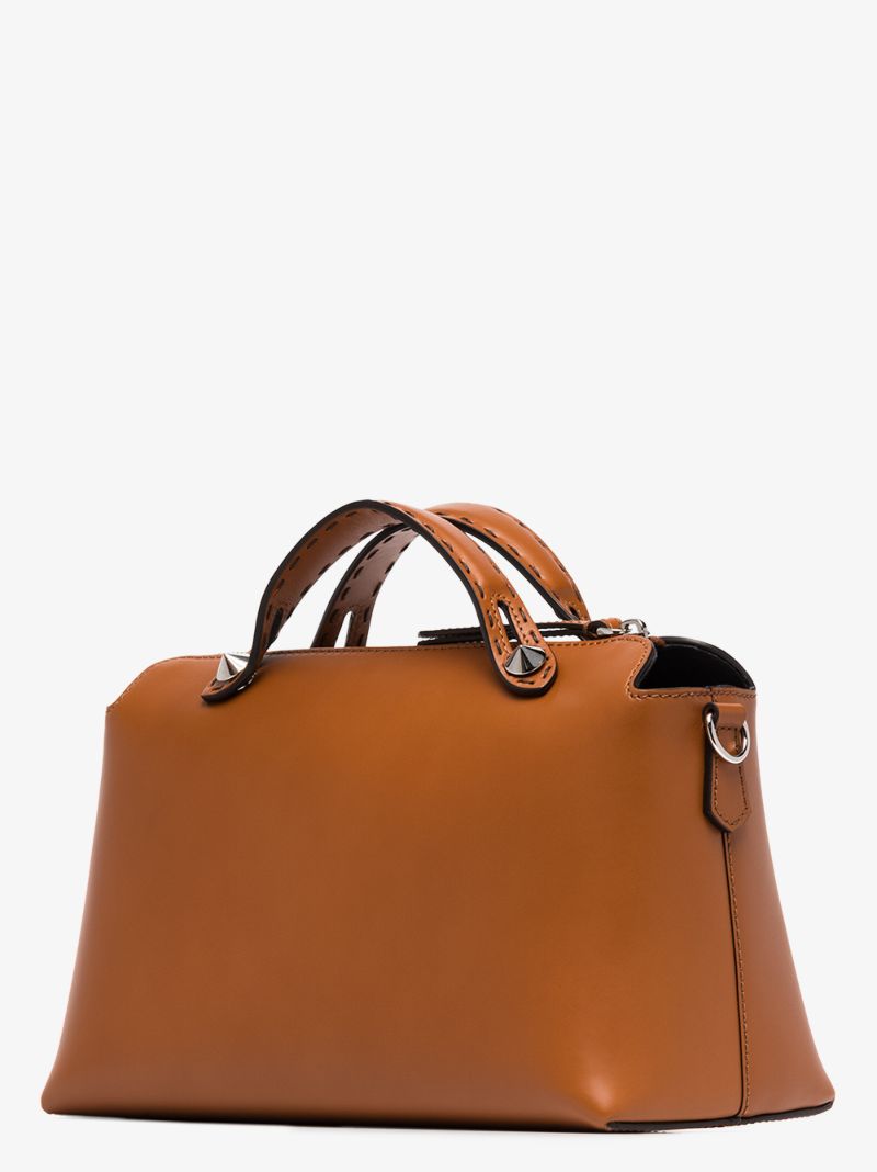 Brown By the Way Leather Cross Body Bag
