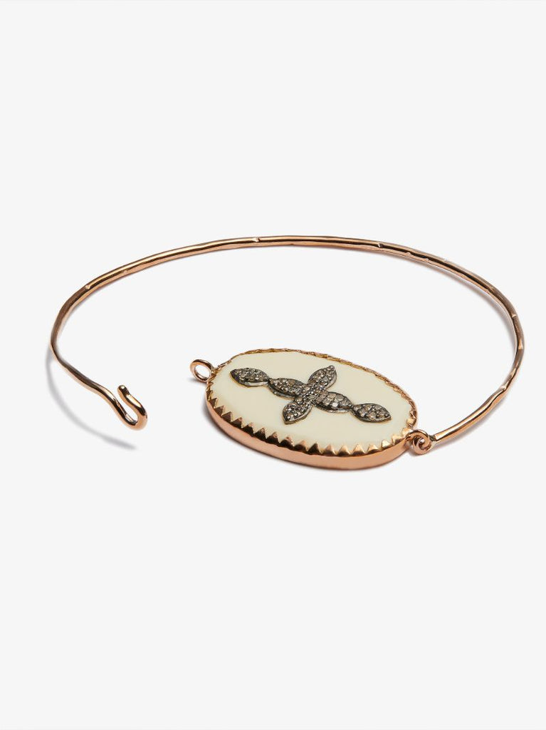 9k Rose Gold Garance No. 2 Diamond Bracelet