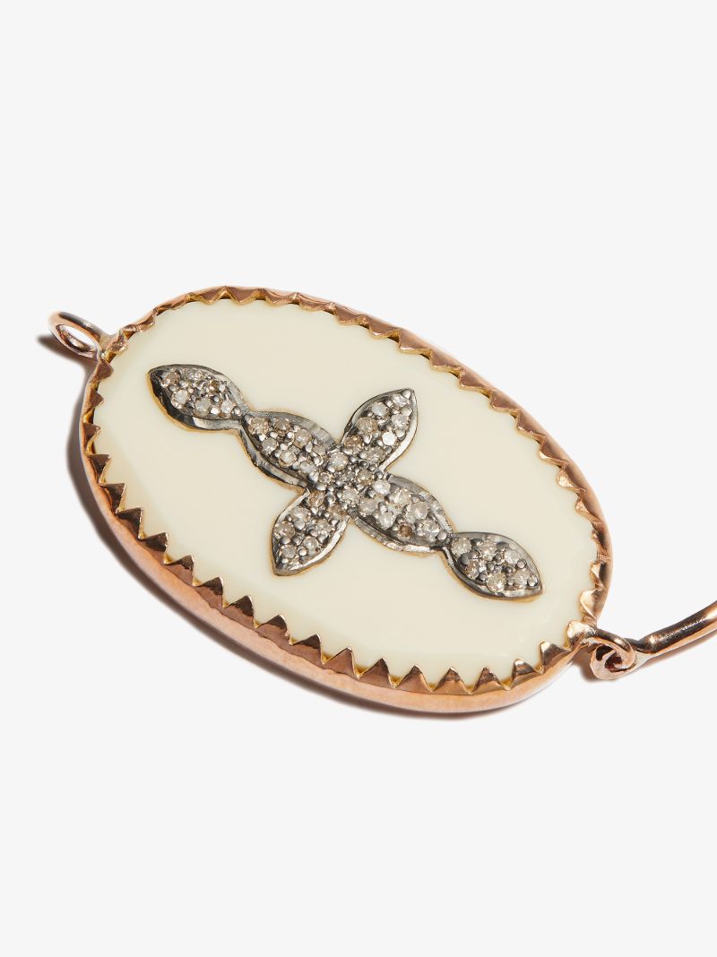 9k Rose Gold Garance No. 2 Diamond Bracelet