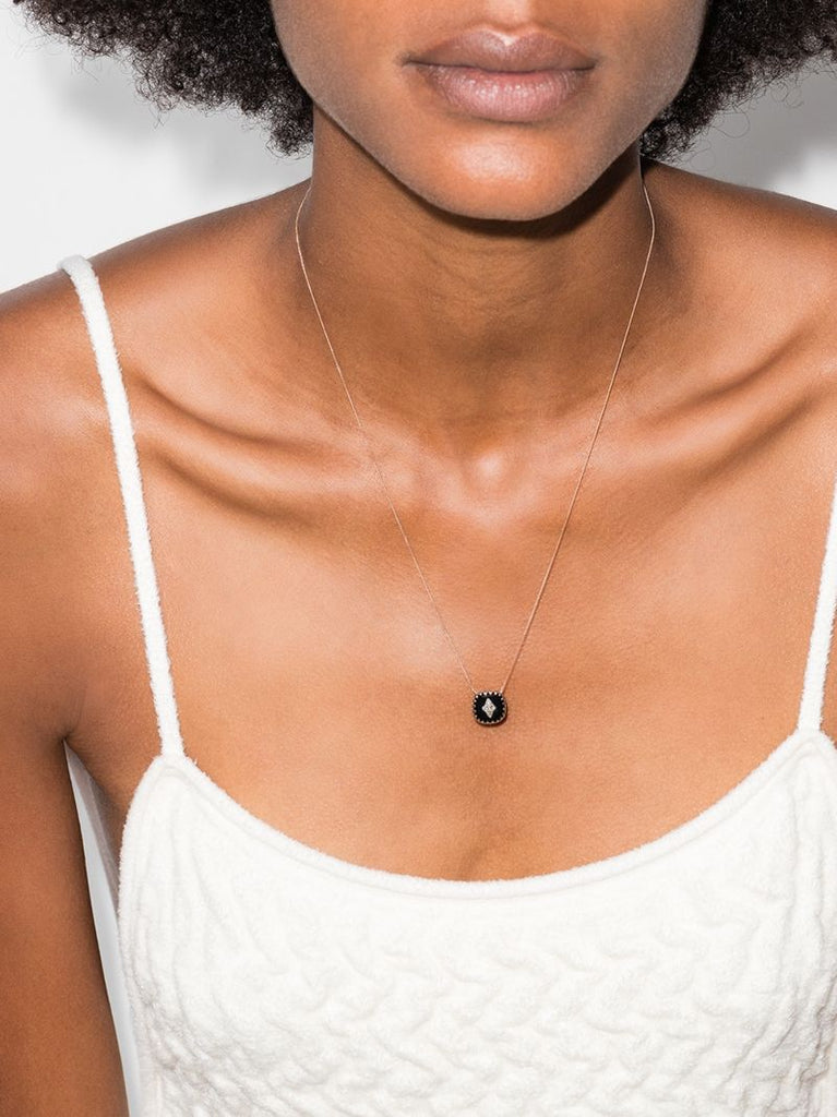 9k Rose Gold Pierrot No. 2 Diamond Necklace