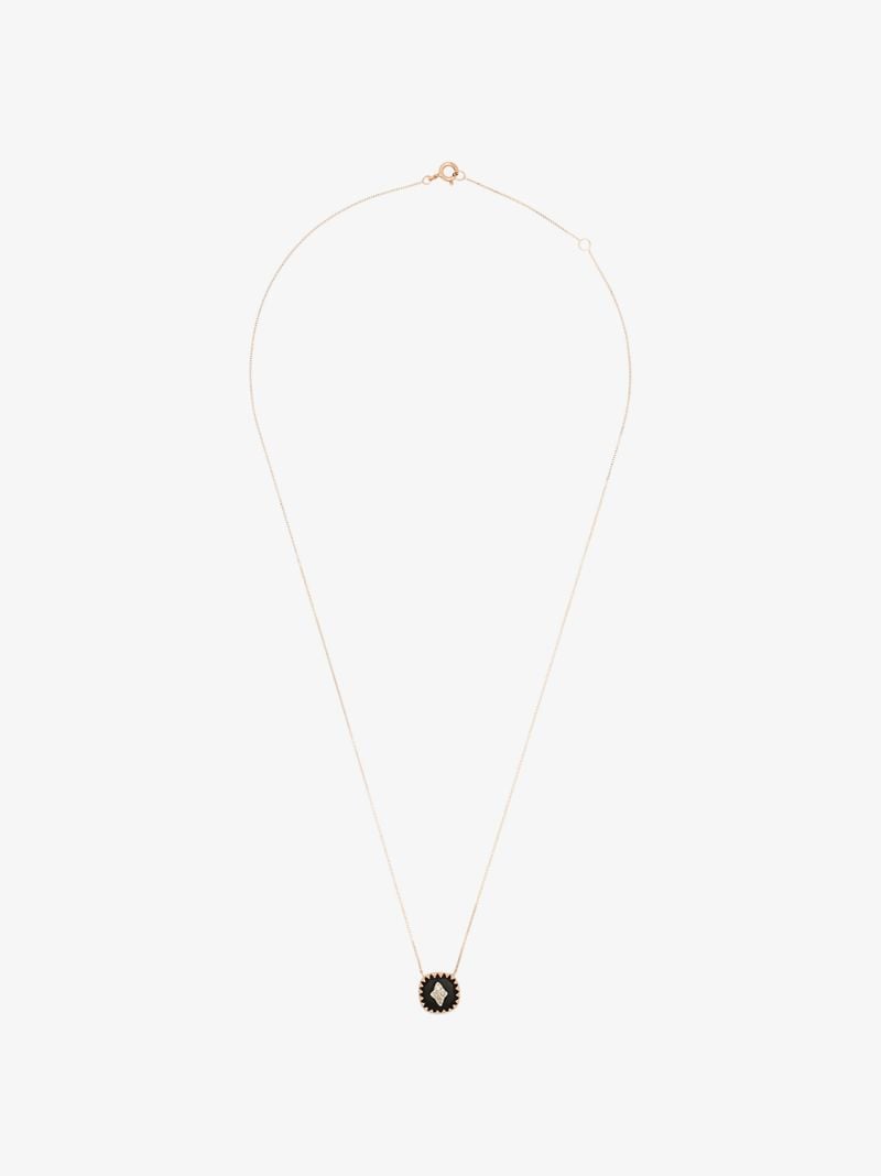 9k Rose Gold Pierrot No. 2 Diamond Necklace