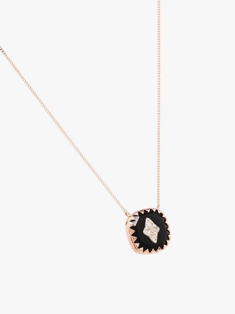 9k Rose Gold Pierrot No. 2 Diamond Necklace