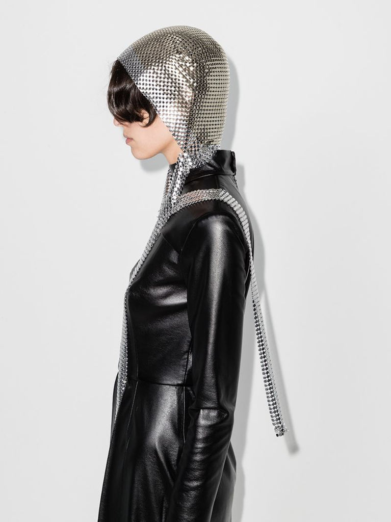 Silver Tone Chainmail Headband