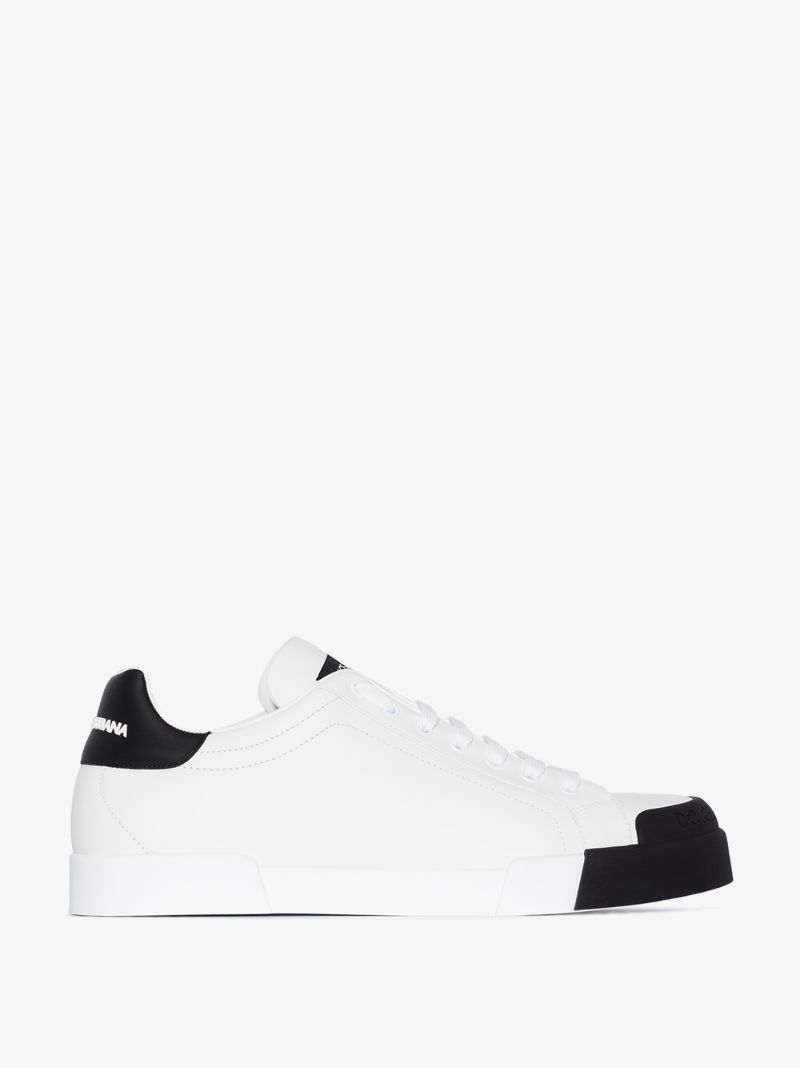 White Portofino Leather Sneakers