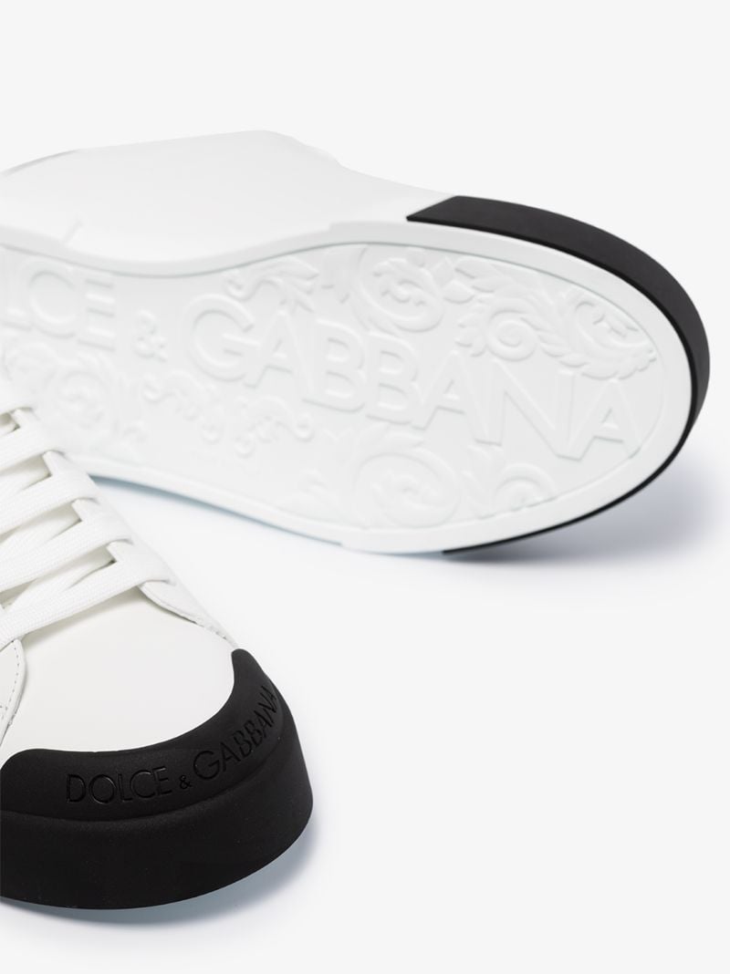 White Portofino Leather Sneakers