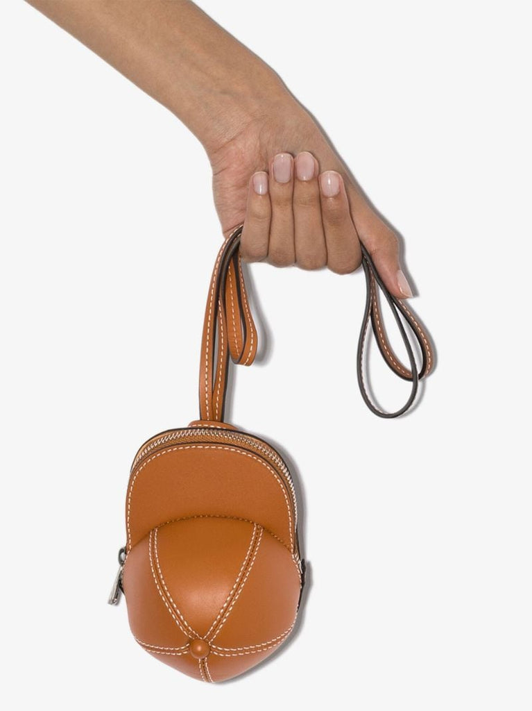 Brown Nano Cap Mini Bag