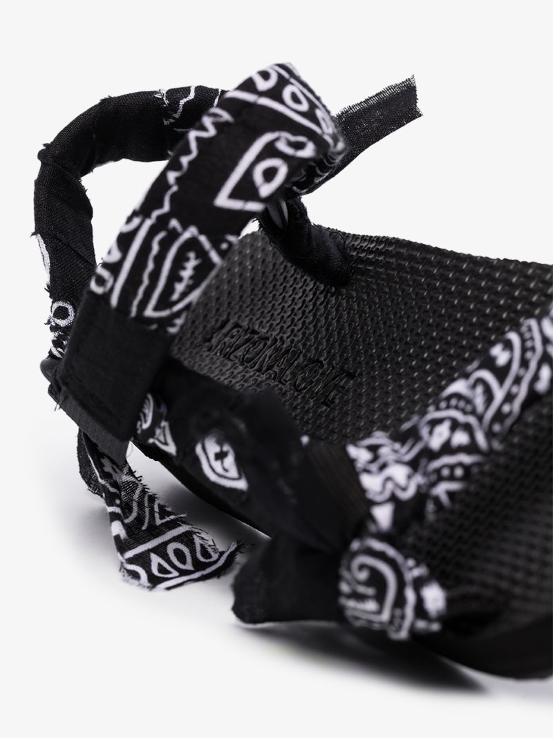 Black Trekky Bandana Sandals