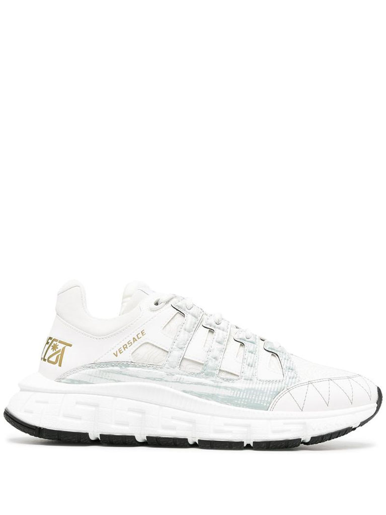 White Trigreca Leather Sneakers
