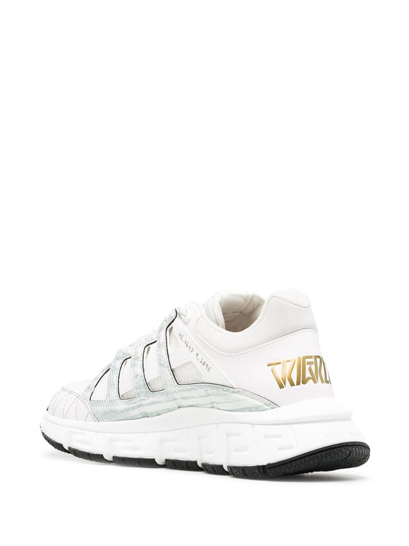 White Trigreca Leather Sneakers