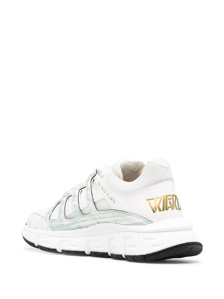 White Trigreca Leather Sneakers