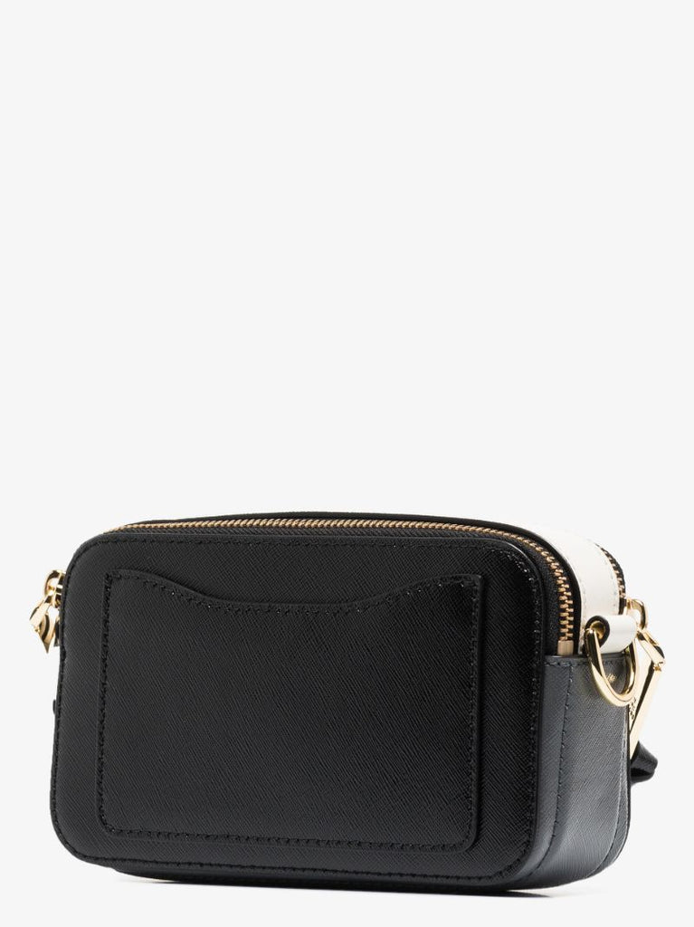 Black Snapshot Leather Cross Body Bag