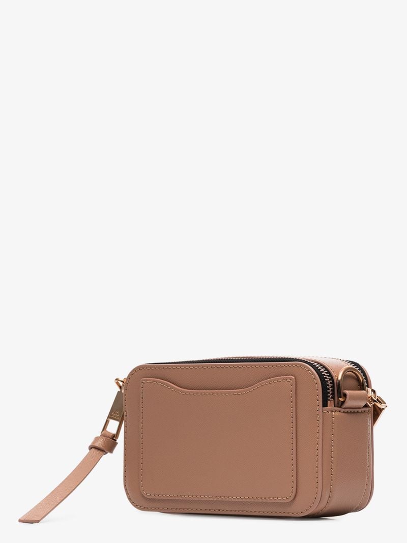 Pink Snapshot Leather Cross Body Bag