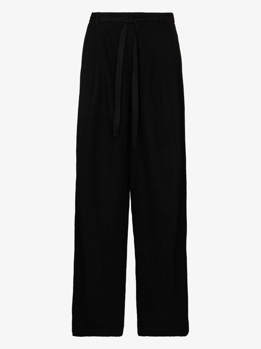 Drawstring Wide Leg Trousers
